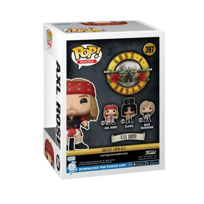 Guns N' Roses - Figurine POP N° 397 - Axl Rose CHASE