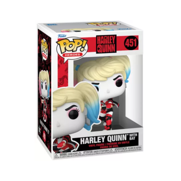 Harley Quinn - Figurine POP N° 451 - Harley Quinn avec Batte