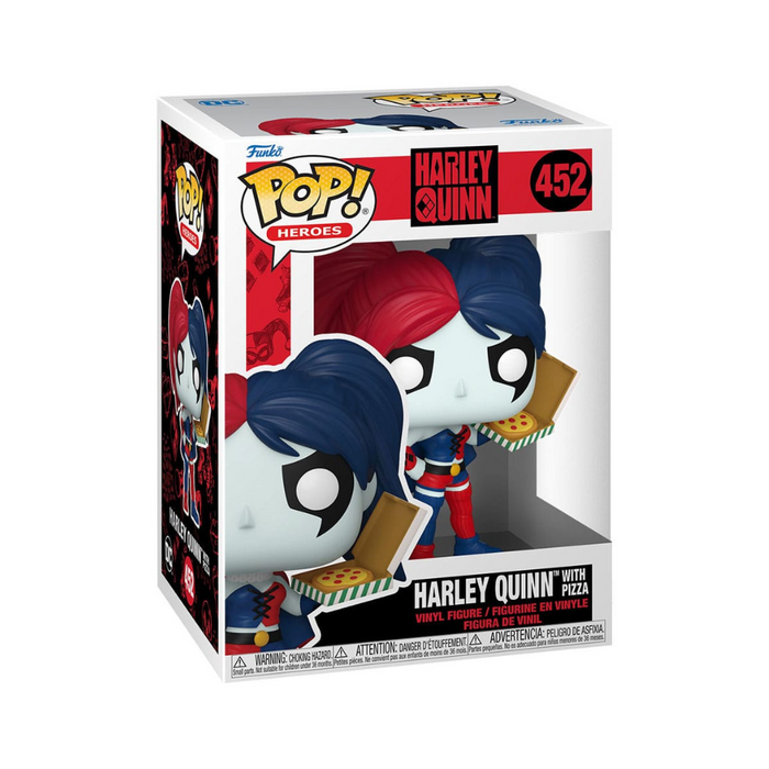 Harley Quinn - Figurine POP N° 452 - Harley Quinn avec Pizza