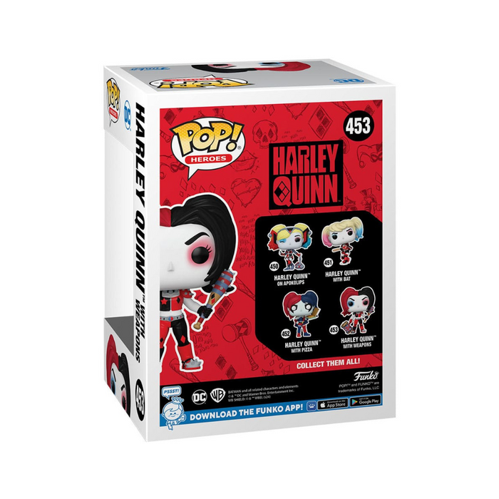 Harley Quinn - Figurine POP N° 453 - Harley Quinn avec Armes