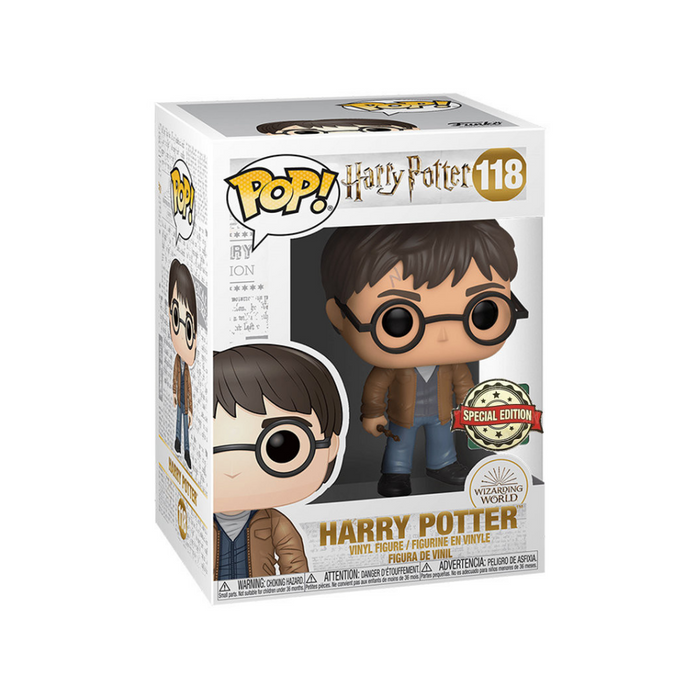 Harry Potter - Figurine POP N° 118 - Harry Potter avec Deux Baguettes Edition Spéciale