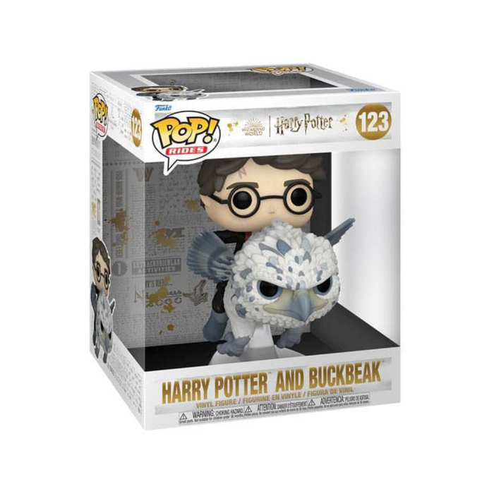 Harry Potter - Figurine POP Deluxe N° 123 - Harry Potter et Buck l'hippogriffe