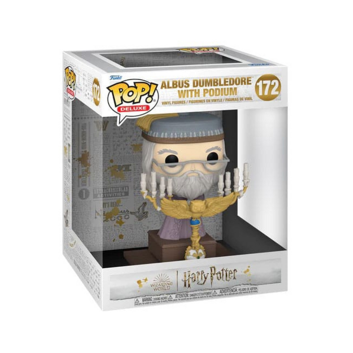 Harry Potter - Figurine POP Deluxe N° 172 - Albus Dumbledore avec Podium