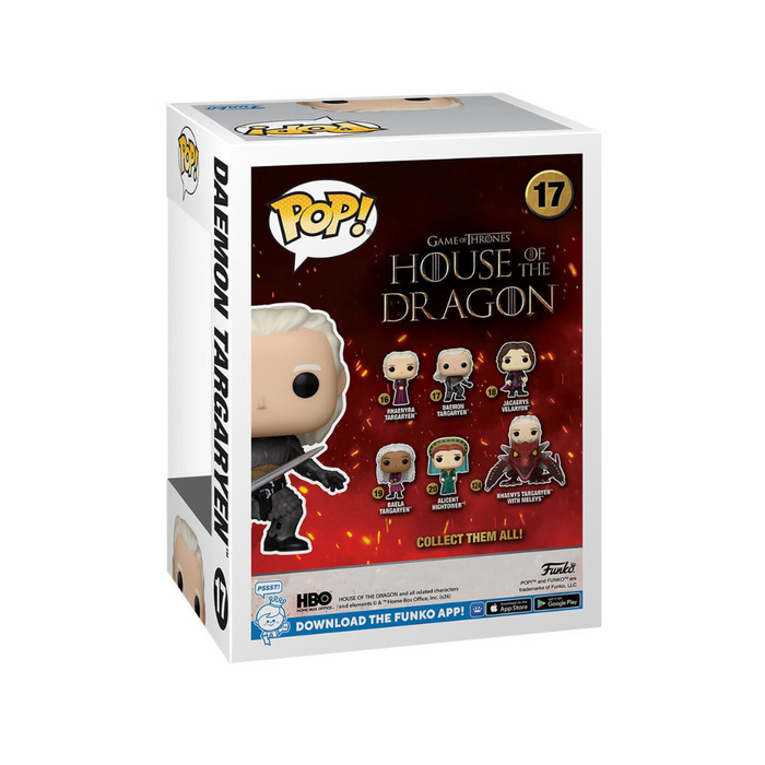 House of the Dragon - Figurine POP N° 17 - Daemon Targaryen