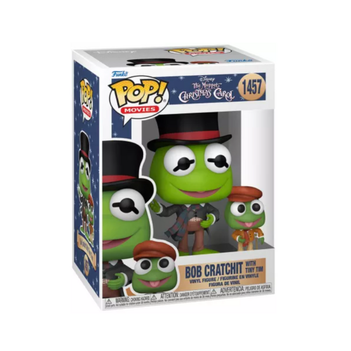 Les Muppets Xmas - Figurine POP N° 1457 - Kermit la Grenouille avec Tiny Tim