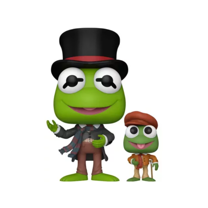 Les Muppets Xmas - Figurine POP N° 1457 - Kermit la Grenouille avec Tiny Tim
