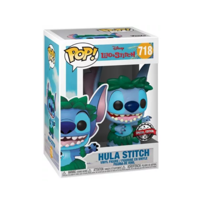 Disney Lilo & Stitch - Figurine POP N° 718 - Hula Stitch