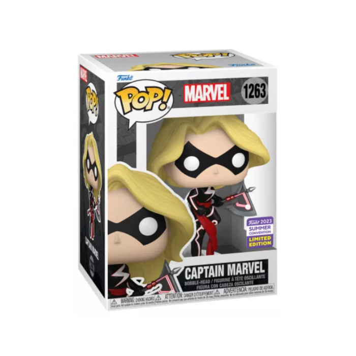 Marvel Comics - Figurine POP N° 1263 - Captain Marvel (Carol Danvers) EDITION SPECIALE Summer Convention 2023