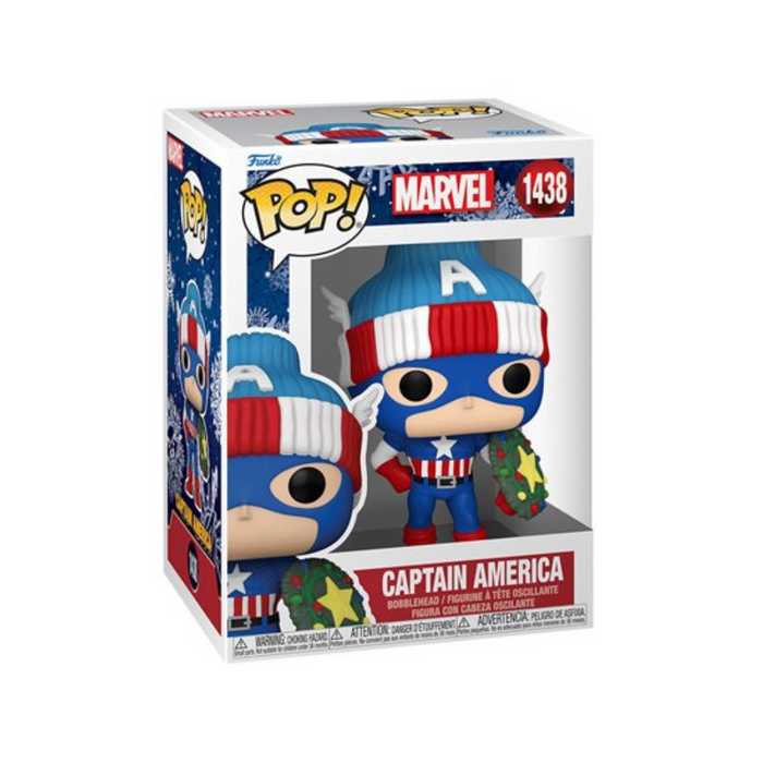 Marvel Comics - Figurine POP N° 1438 - Captain America Noël / Holiday