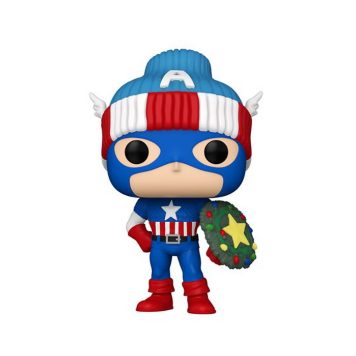 Marvel Comics - Figurine POP N° 1438 - Captain America Noël / Holiday