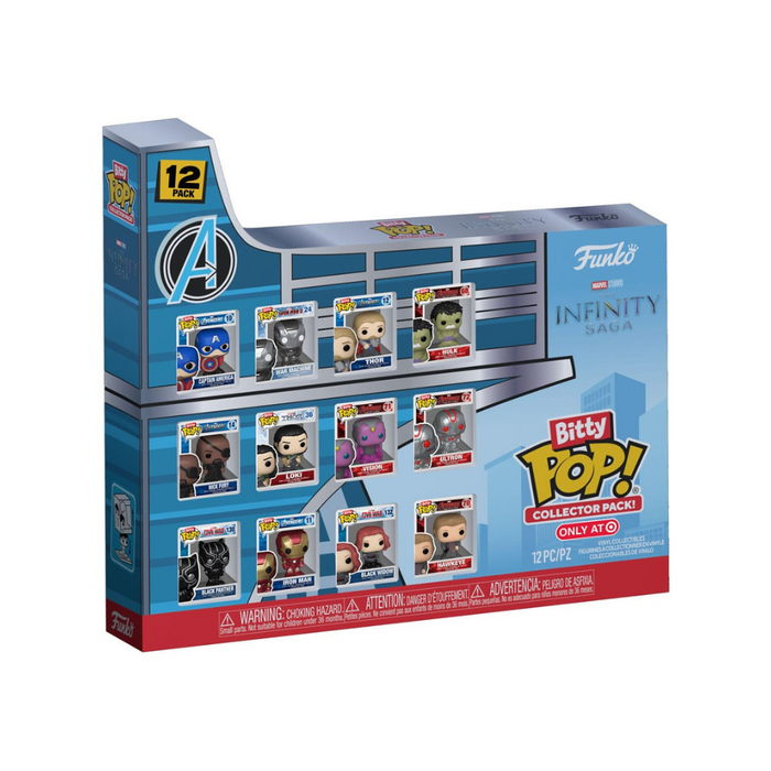 Marvel Infinity Saga -  Pack de 12 Bitty Pop Collector