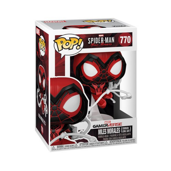 Marvel SpiderMan - Figurine POP N° 770 - Miles Morales combinaison Crimson Cowl