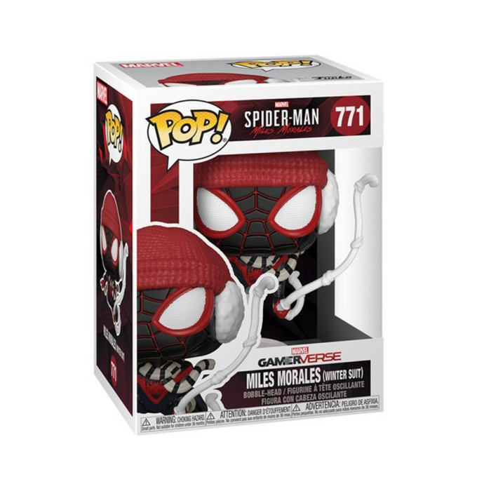 Marvel SpiderMan - Figurine POP N° 771 - Miles Morales Combinaison Hiver