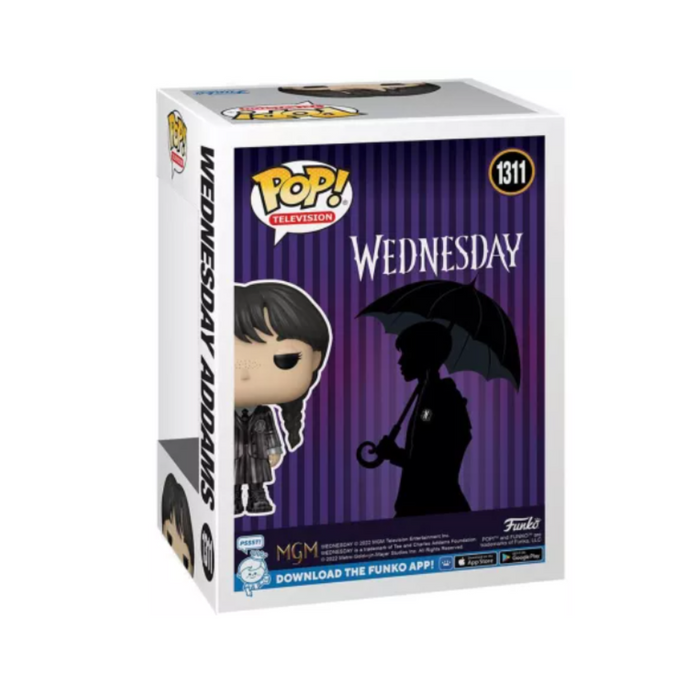 Mercredi / Wednesday - Figurine POP N° 1311 - Mercredi Addams - Métallique Edition Spéciale
