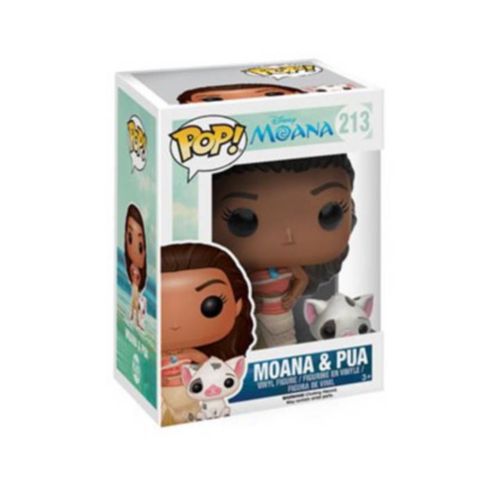 Disney Vaiana / Moana - Figurine POP N° 213 - Vaiana & Pua