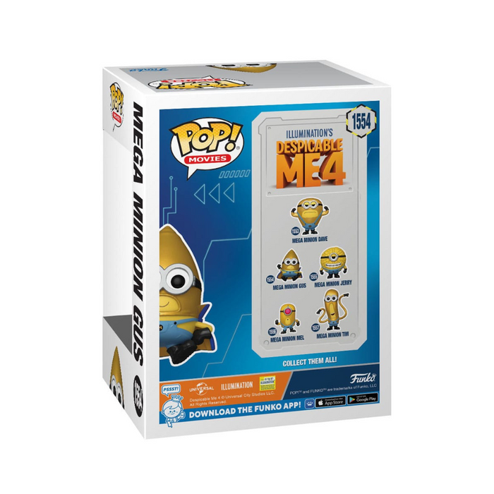 Moi, Moche et Méchant 4 - Despicable Me - Figurine POP N° 1554 - Mega Minion Gus