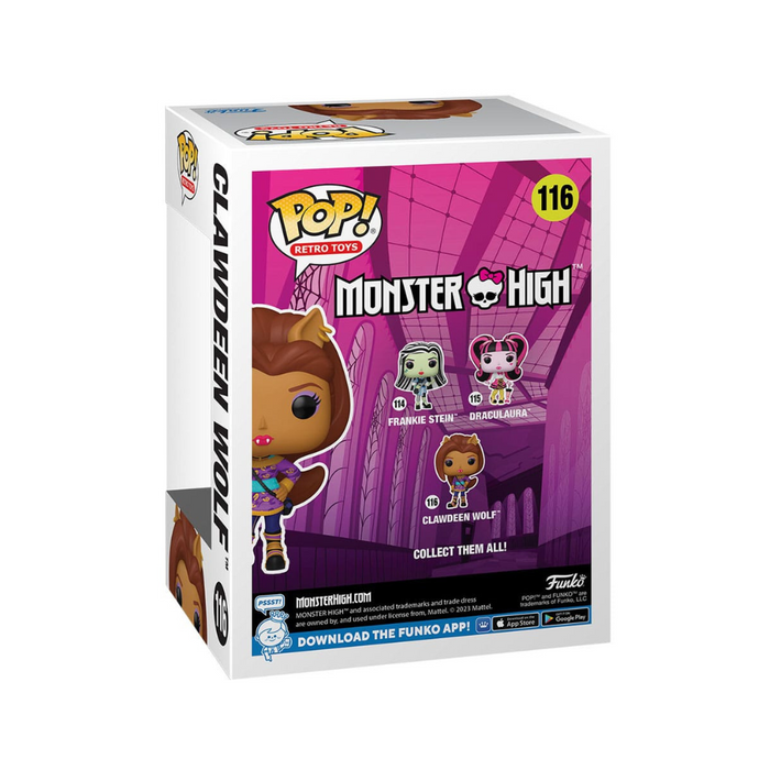 Monster High - Figurine POP N° 116 - Clawdeen Wolf