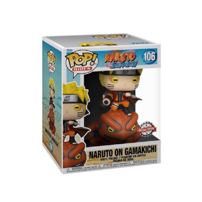 Naruto - Figurine POP N° 106 - Naruto et Gamakichi "Edition Spéciale"