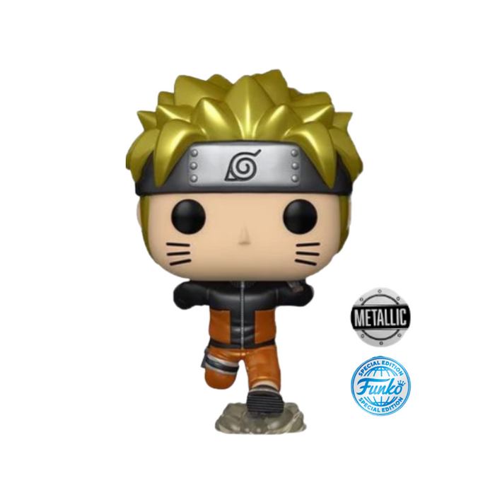 Naruto - Figurine POP N° 727 - Naruto Uzumaki Métallique Edition Spéciale