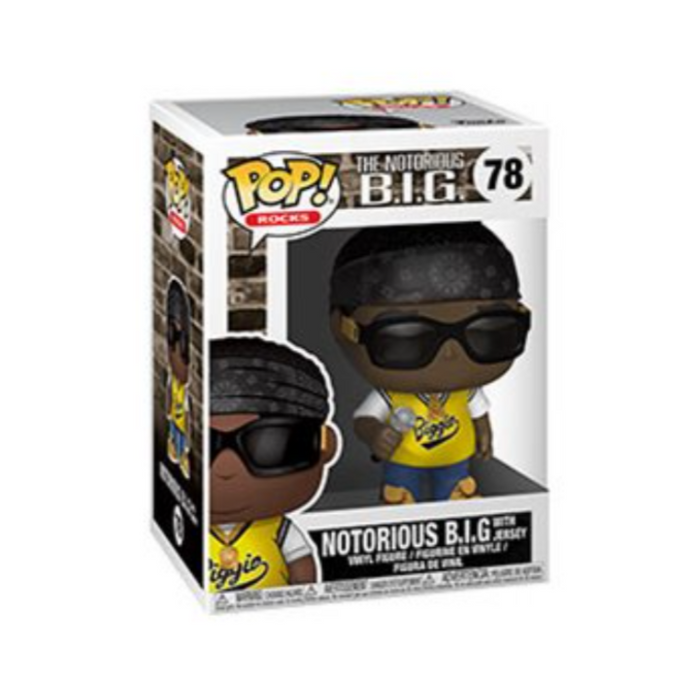 Notorious B.I.G - Figurine POP N° 78 - Notorious BIG avec Maillot