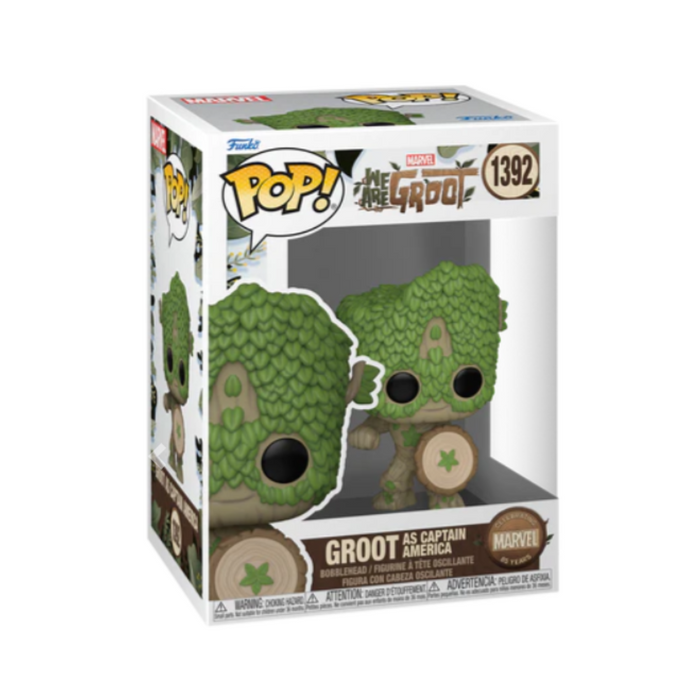 Marvel We Are Groot - Figurine POP N° 1392 - Captain America