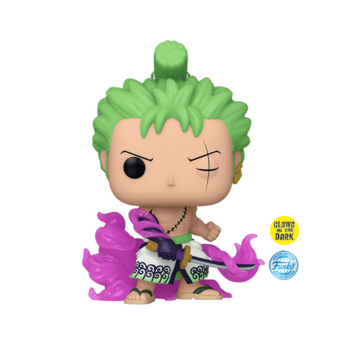 One Piece - Figurine POP N° 1288 - Zoro avec Enma Edition Spéciale Glow in the Dark