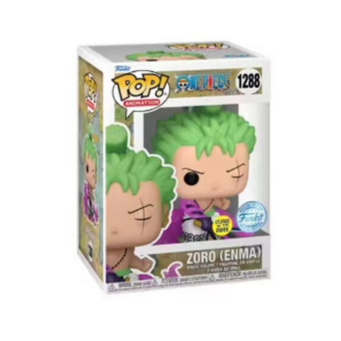 One Piece - Figurine POP N° 1288 - Zoro avec Enma Edition Spéciale Glow in the Dark