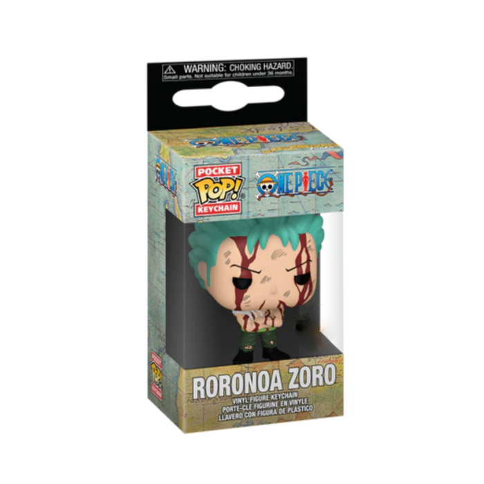 One Piece - Porte-clés Pocket POP - Roronoa Zoro Ensanglanté