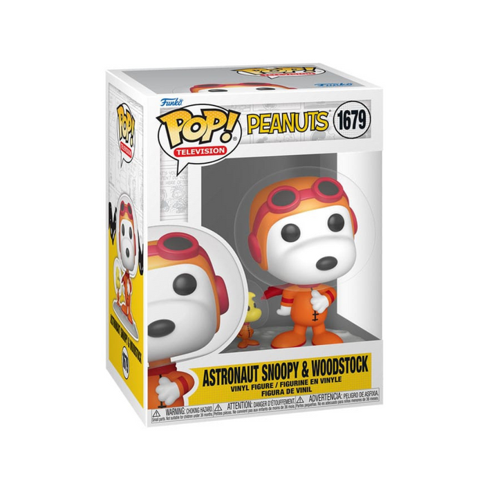 Snoopy - Peanuts - Figurine POP N° 1679 - Snoopy & Woodstock astronautes