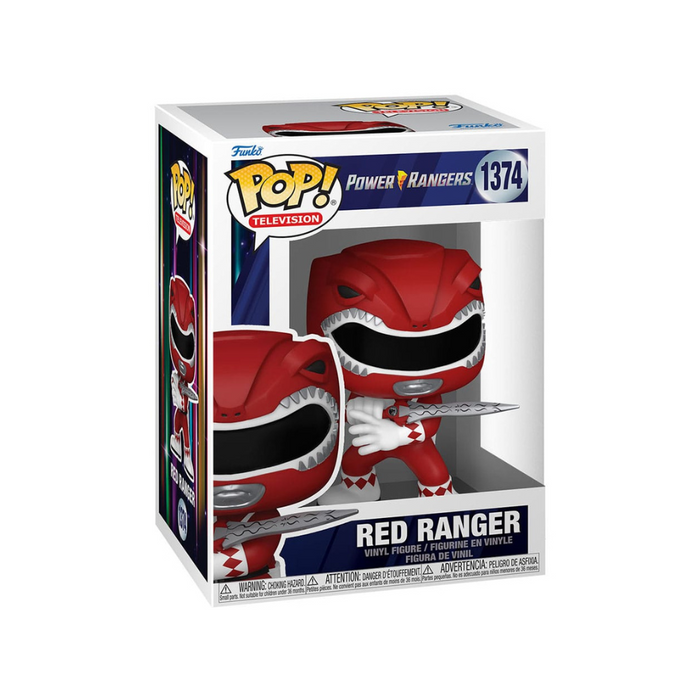 Power Rangers 30TH - Figurine POP N° 1374 - Ranger Rouge - Red