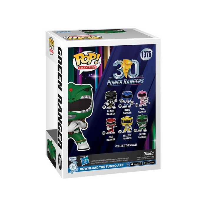 Power Rangers 30TH - Figurine POP N° 1376 - Ranger Vert - Green