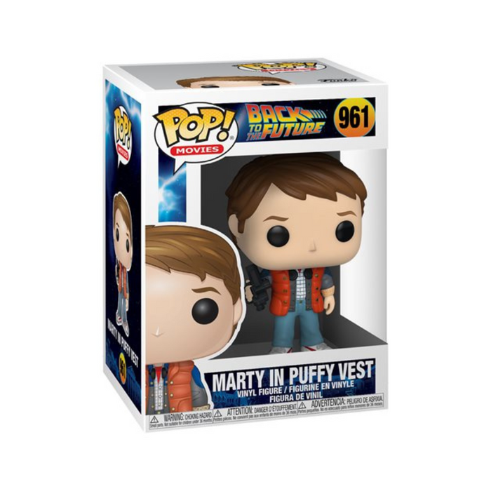 Retour vers le Futur - Figurine POP N° 961 - Marty en Doudoune - Marty in puffy vest