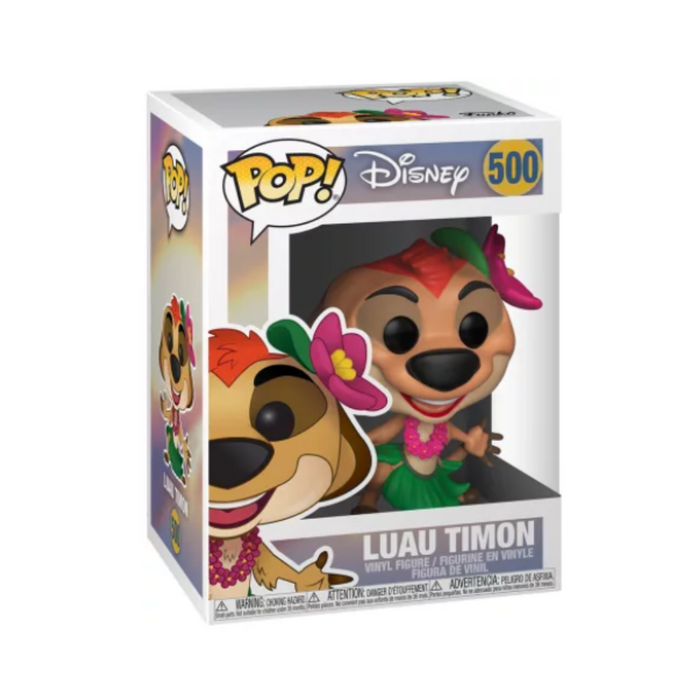 Disney Le Roi Lion - Figurine POP N° 500 - Luau Timon