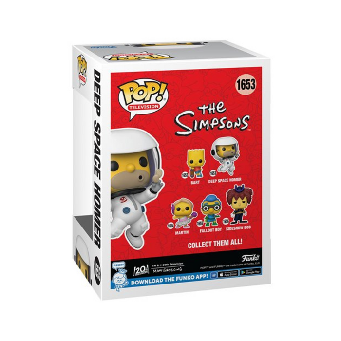 Les Simpson - Figurine POP N° 1653 - Homer dans l'espace - Deep Space Homer