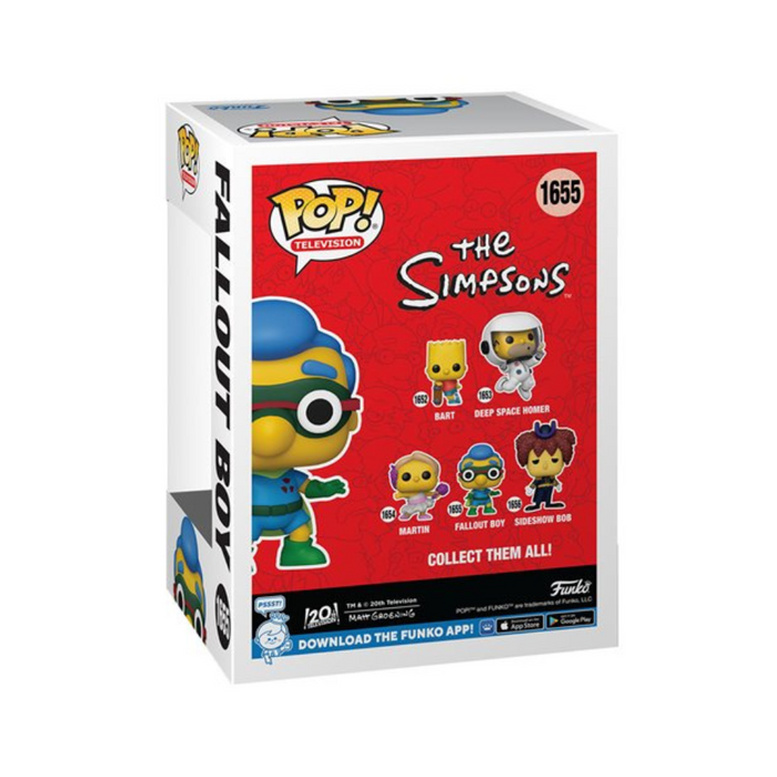 Les Simpson - Figurine POP N° 1655 - Milhouse Fallout Boy