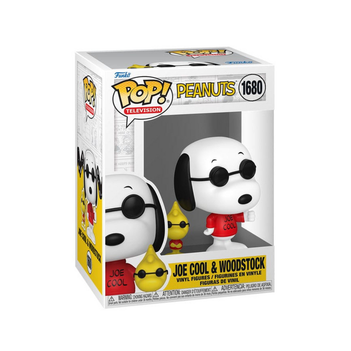 Snoopy - Peanuts - Figurine POP N° 1680 - Joe Cool & Woodstock