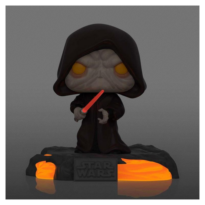 Star Wars 3 - Figurine POP N° 519 - Série Sabre Rouge - Darth Sidious - Edition Spéciale GITD