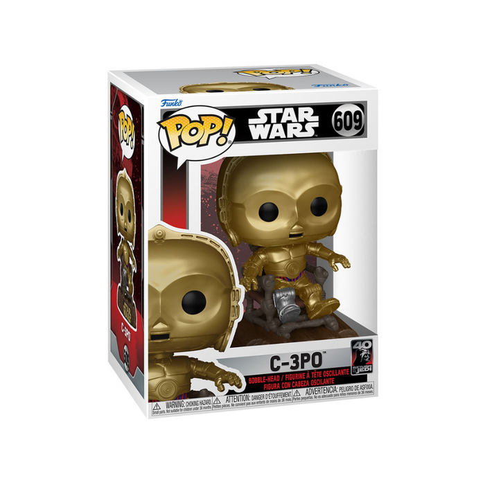Star Wars 6 - Figurine POP N° 609 - C-3PO dans une chaise