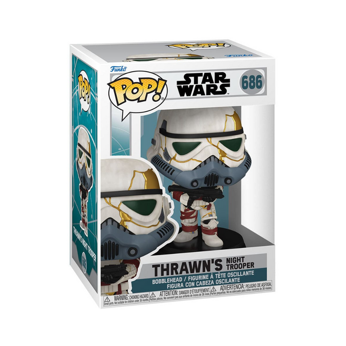 Star Wars Ahsoka - Figurine POP N° 686 - Thrawn's Night Trooper masque gris