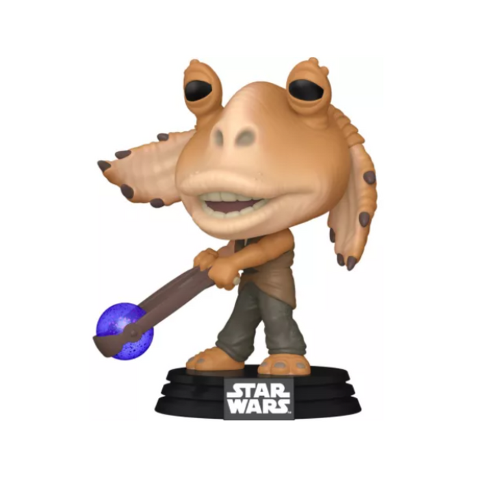 Star Wars 1 - Figurine POP N° 700 - Jar Jar Binks avec boule Booma