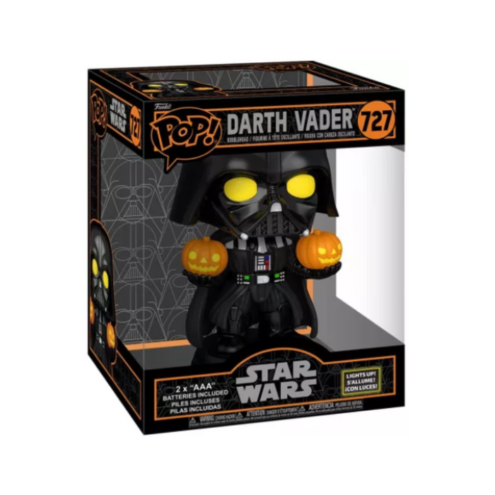 Star Wars - Figurine POP Super N° 727 - Dark Vador (Lights up)