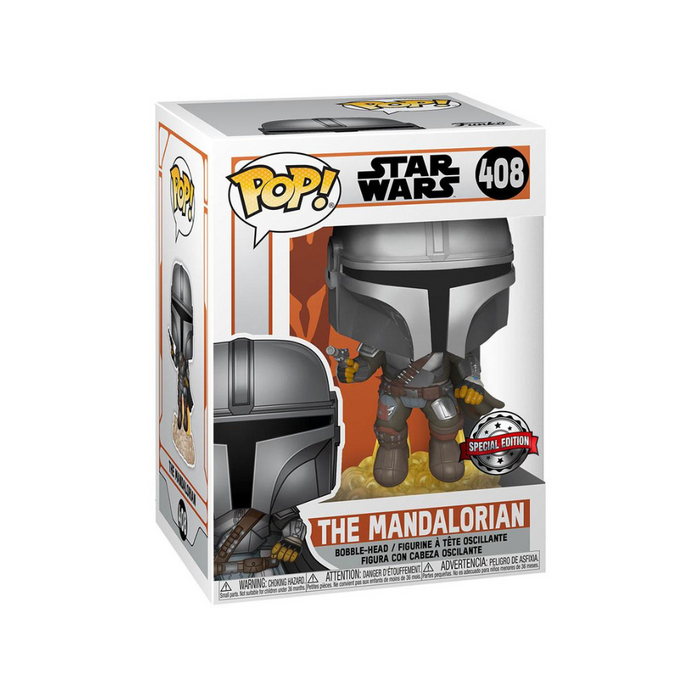 Star Wars Mandalorian - Figurine POP N° 408 - Mandalorien Edition Spéciale