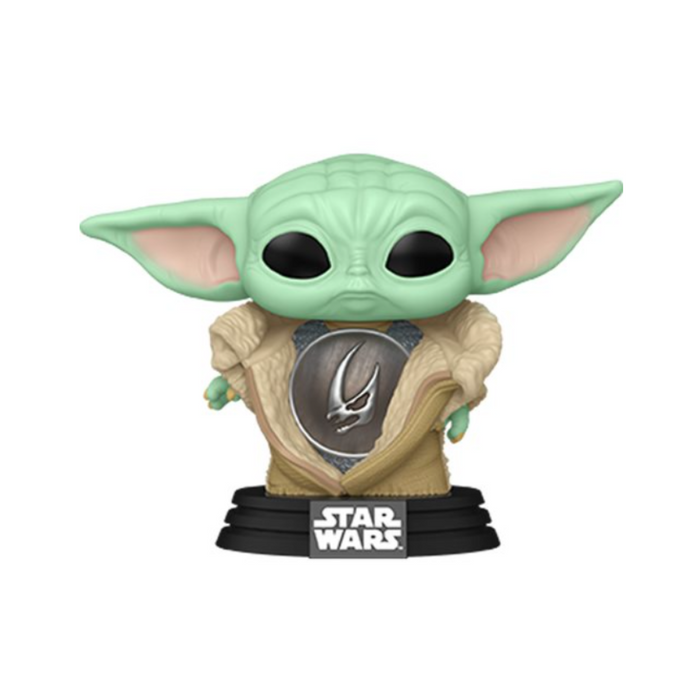 Star Wars Mandalorian - Figurine POP N° 712 - Grogu avec Armure