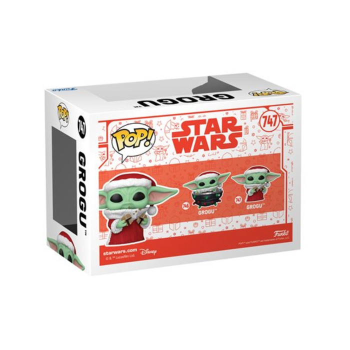 Star Wars Noël / Holiday - Figurine POP N° 747 - Grogu Santa avec cookies