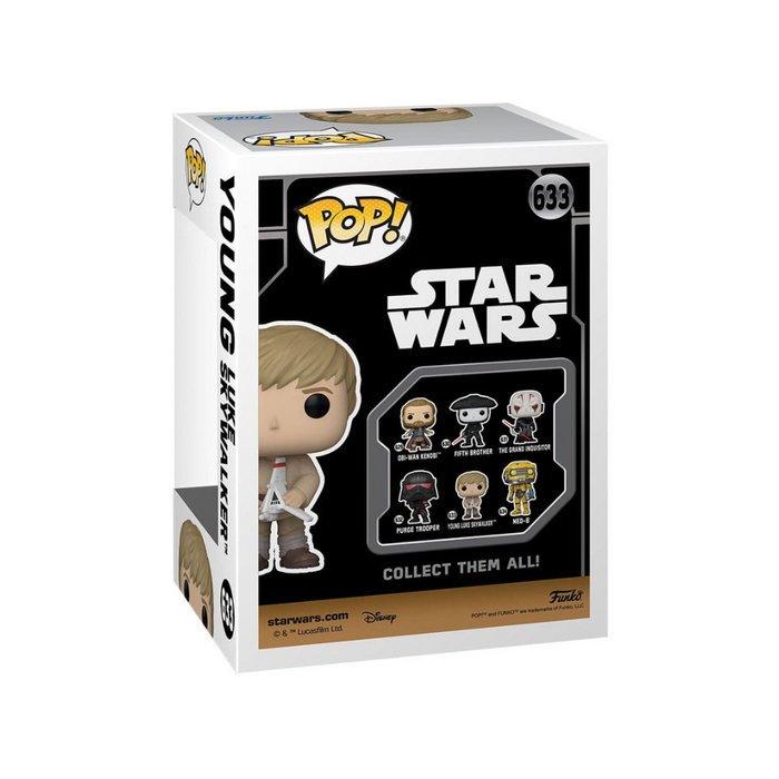 Star Wars Obi-Wan Kenobi - Figurine POP N° 633 - Luke Skywalker Jeune