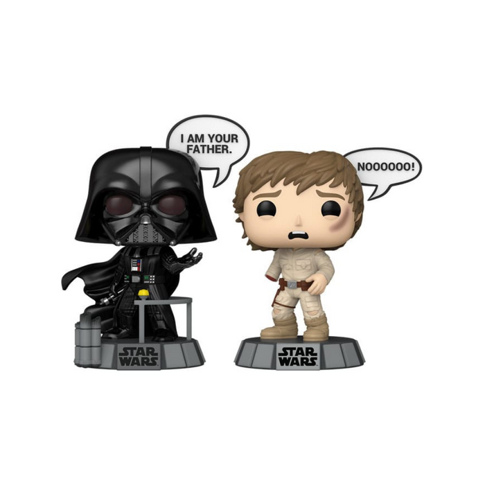 Star Wars 5 - Pack 2 Figurines POP - Dark Vador & Luke Skywalker (I'm your father)