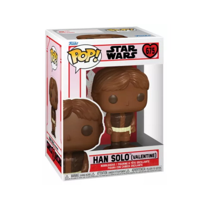 Star Wars Saint-Valentin - Figurine POP N° 675 - Han Solo (Chocolat)