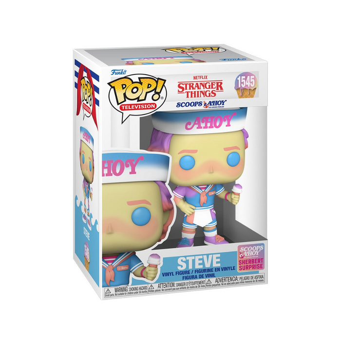 Stranger Things - Figurine POP N° 1545 - Steve Scoops Ahoy