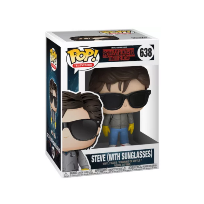 Stranger Things - Figurine POP N° 638 - Steve avec lunettes de soleil - with sunglasses