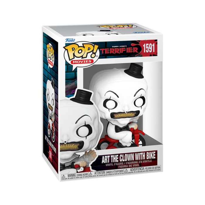 Terrifier - Figurine POP N° 1591 - Art le Clown avec vélo